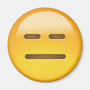 Imã Cara Expressionless Emoji