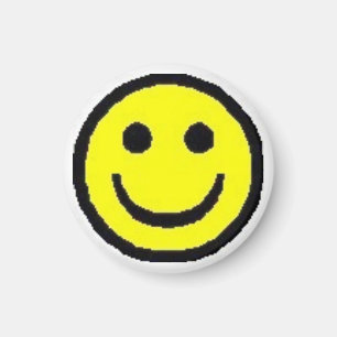 Imã Cara feliz amarela
