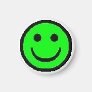 Imã Cara feliz verde