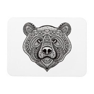Ímã Cara inspirada do urso