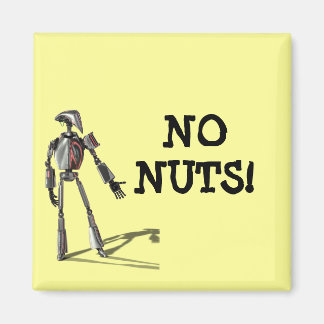 Imã Cara robótica - Não alimenta loucos