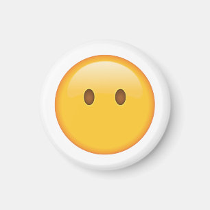Imã Cara sem boca - Emoji