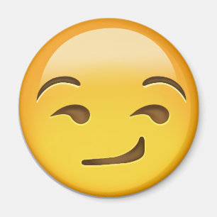 Imã Cara Smirking Emoji