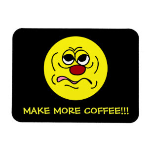 Ímã Cara sonolento Grumpey