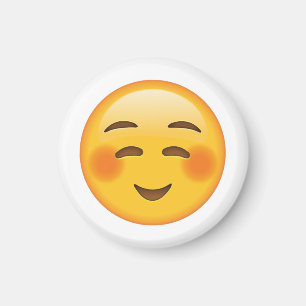 Imã Cara tìmida de sorriso - Emoji