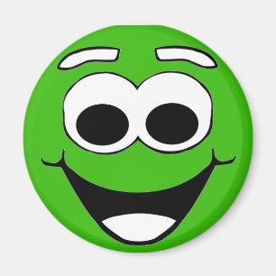 Imã Cara verde dos desenhos animados