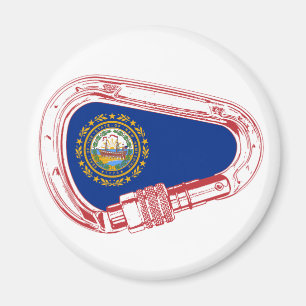 Imã Carabineiro de subida da bandeira de New Hampshire