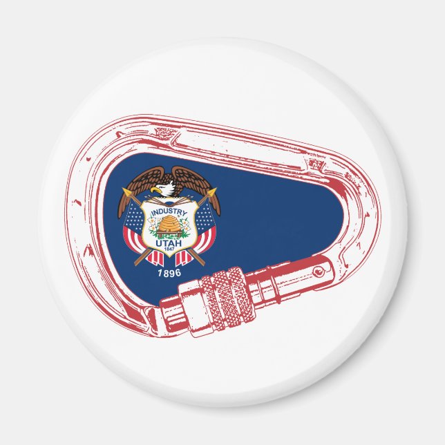 Imã Carabineiro de subida da bandeira de Utah (Frente)