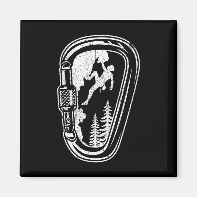 Imã Carabiner de Montanha para Escalada em Rocha Carab (Frente)
