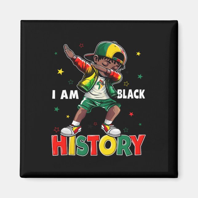Imã Caraça É o Mês da História Negra Dabbing Africano  (Frente)