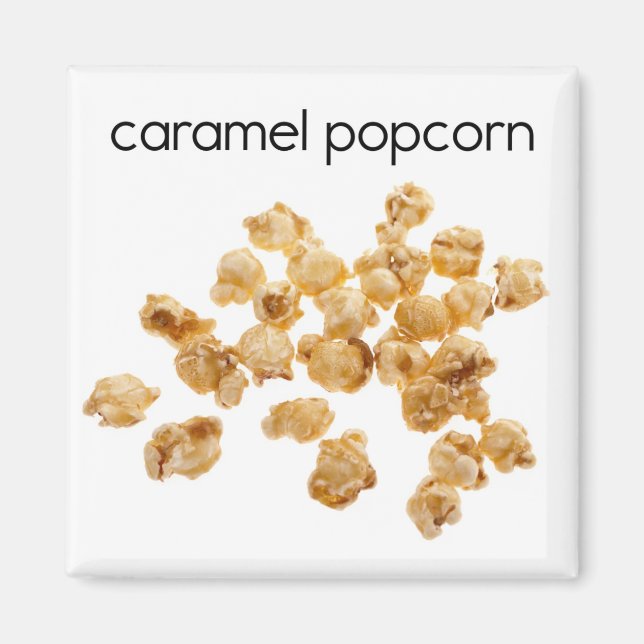 Imã Caramel Popcorn Refrigerator Magnet (Frente)