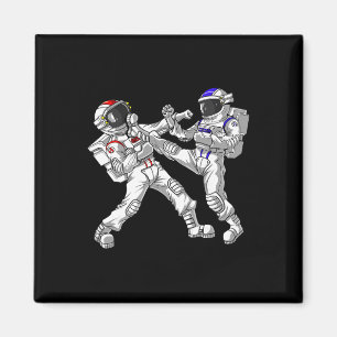 Imã Caratê Astronauta Muay Thai Artes Marciais Kickbox