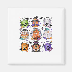 Imã Caráter de Filme Cute Scary do Nugget do Halloween