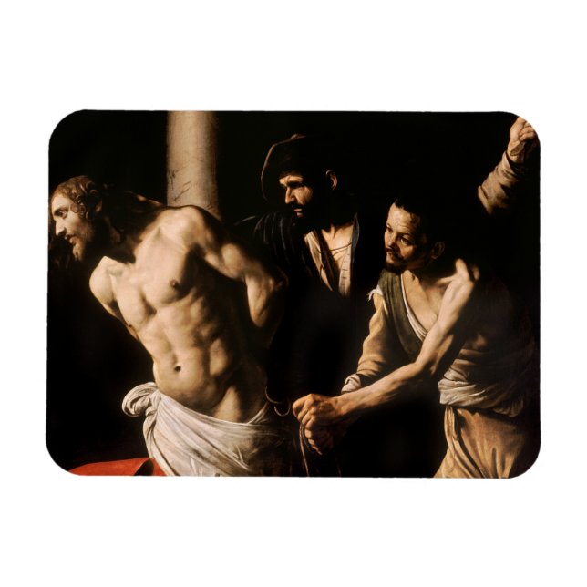 Ímã Caravaggio - Cristo na Coluna (Horizontal)