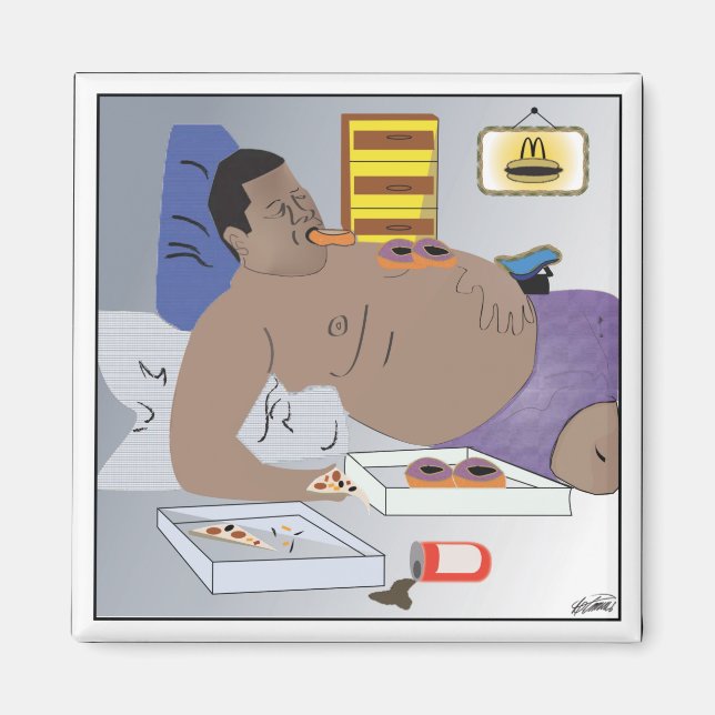 Imã Carboidratos Fazem Você Gelado De Cozinha (Frente)