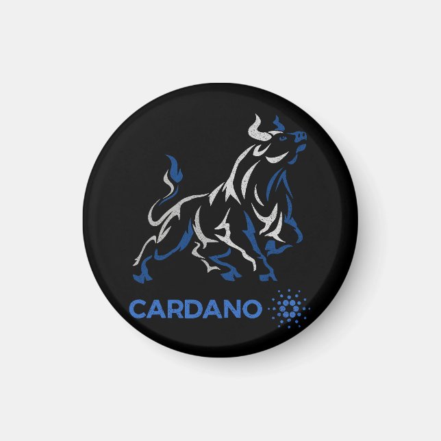 Imã Cardano Em Moedas Cripto A Granel (Frente)