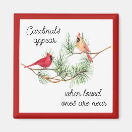 Imã Cardeais aparecem quando pessoas amadas estão pert