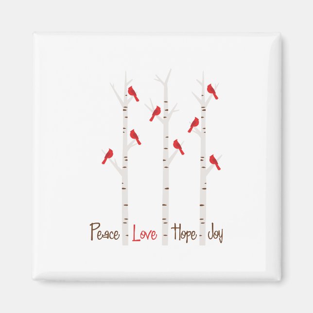 Imã Cardeais em Ramificação (Frente)