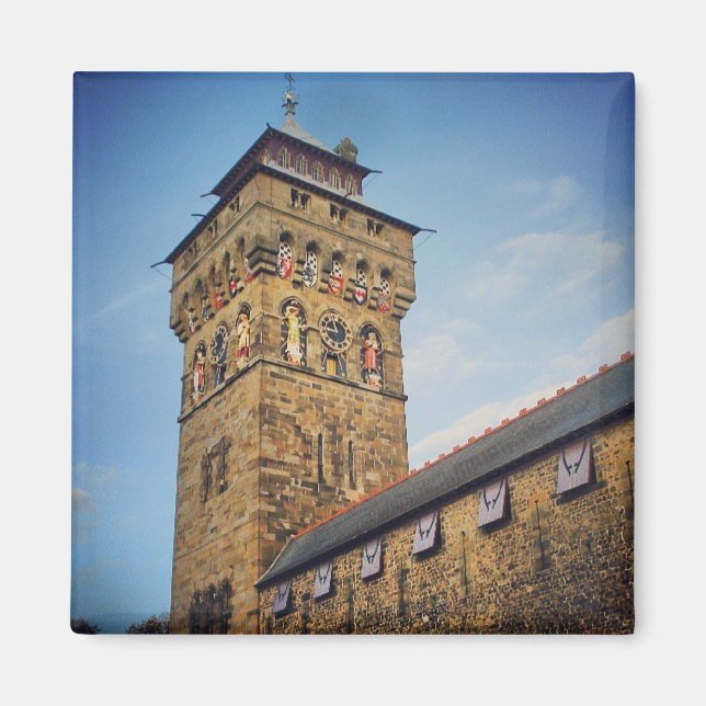 Imã Cardiff Castle Magnet (Frente)