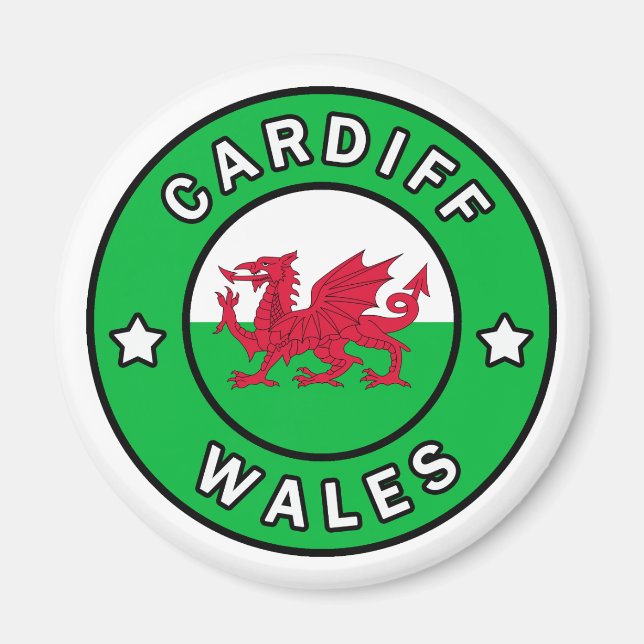 Imã Cardiff Wales (Frente)