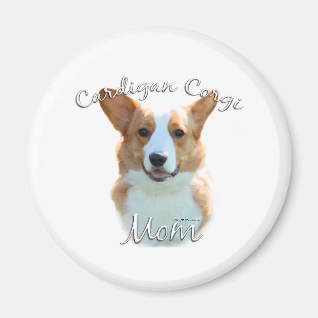 Imã Cardigan Welsh Corgi Mãe 2 (Frente)