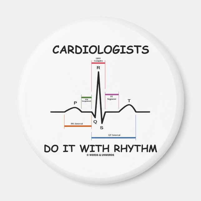 Imã Cardiologistas fazem-no com ritmo (ECG/ECKG) (Frente)