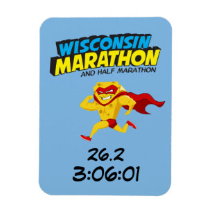 Ímã Cargo-Maratona da maratona de Wisconsin