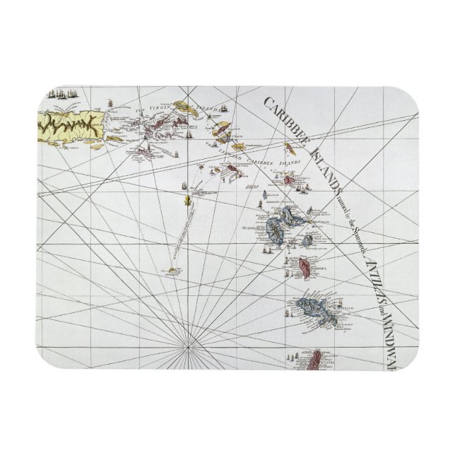 ÍMÃ CARIBE: MAP, 1775 (Horizontal)