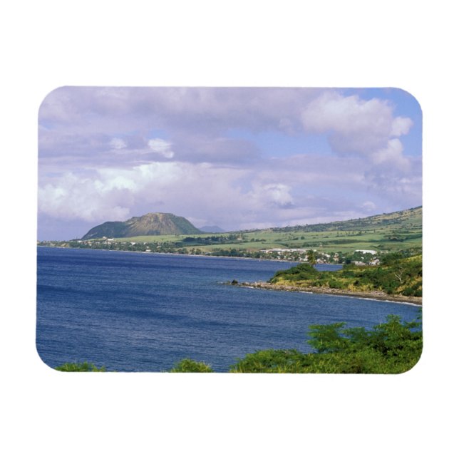 Ímã Caribe, St. Kitts, Roseau. Costa. (Horizontal)