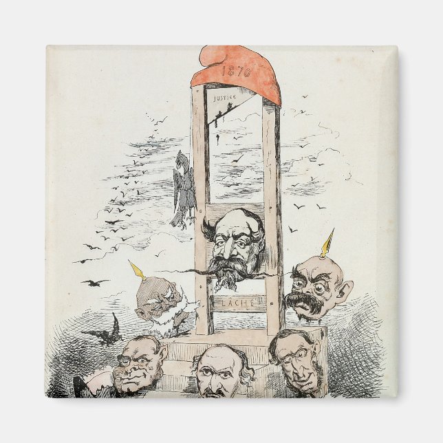 Imã Caricatura de Napoleão III Otto (Frente)