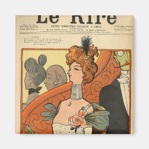 Imã Caricatura de um Marquise francês