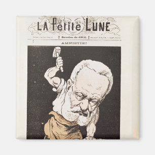 Imã Caricatura de Victor Hugo
