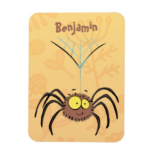 Ímã Caricatura engraçada de aranha fofa