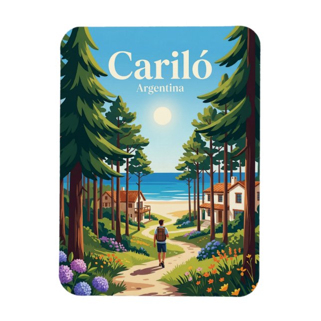 Ímã Cariló Argentina (Vertical)