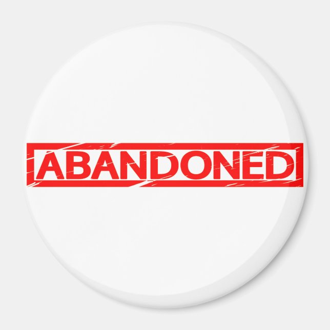 Imã Carimbo Abandonado (Frente)