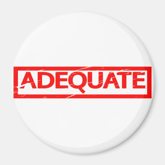 Imã Carimbo adequado (Frente)