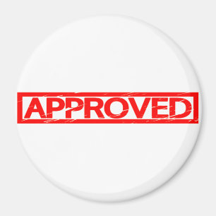 Imã Carimbo Aprovado