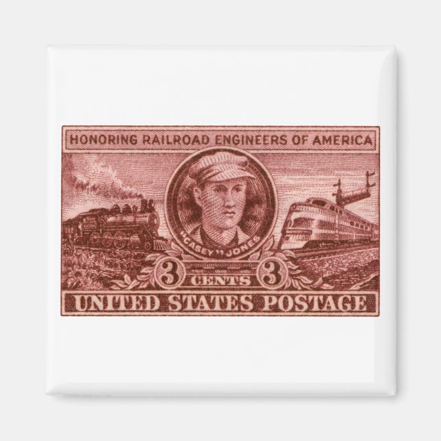 Imã Carimbo Casey Jones 1950 (Frente)