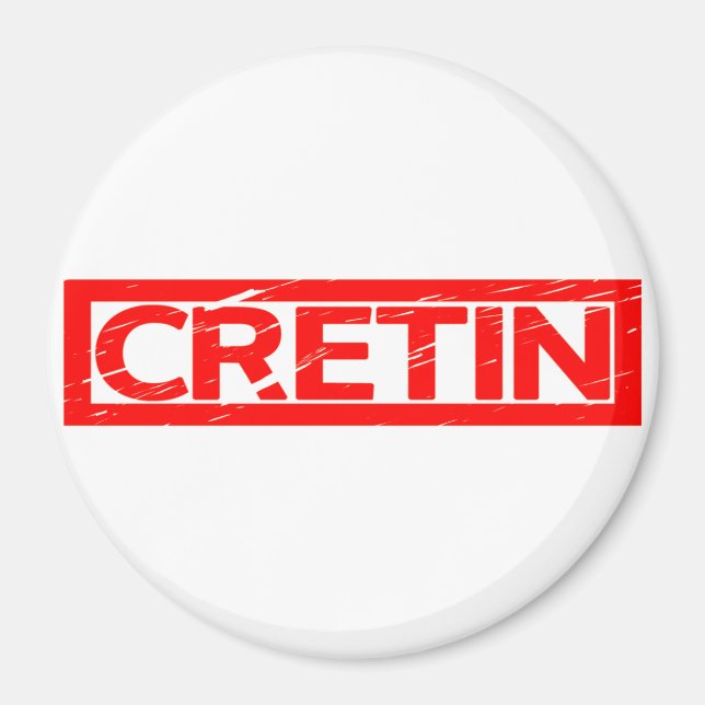 Imã Carimbo Cretin (Frente)