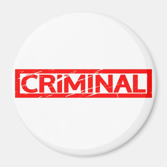 Imã Carimbo criminal (Frente)