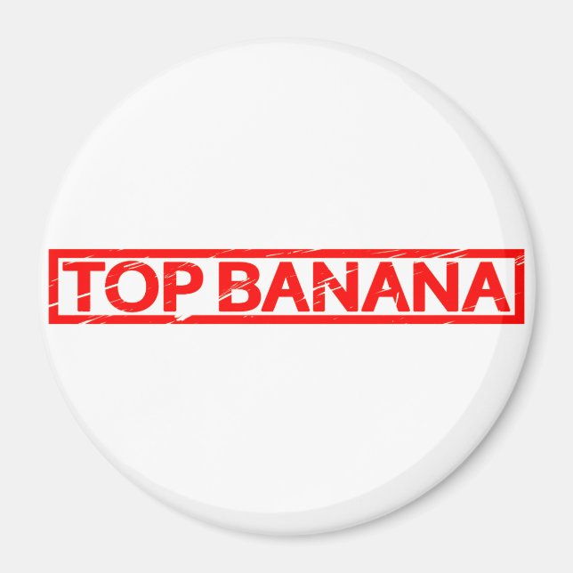 Imã Carimbo da Banana Superior (Frente)