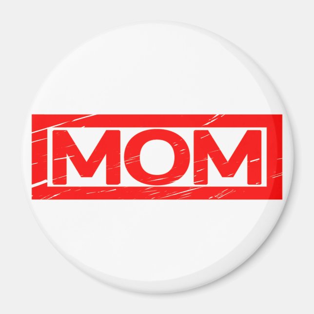 Imã Carimbo da mamãe (Frente)
