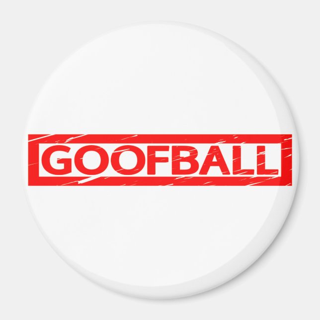 Imã Carimbo de Goofball (Frente)