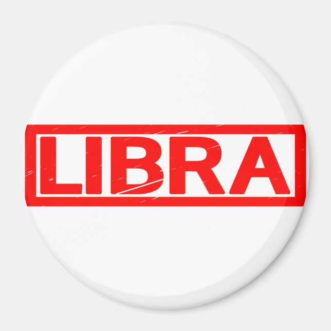 Imã Carimbo de Libra (Frente)