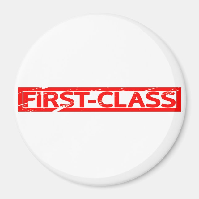 Imã Carimbo de primeira classe (Frente)