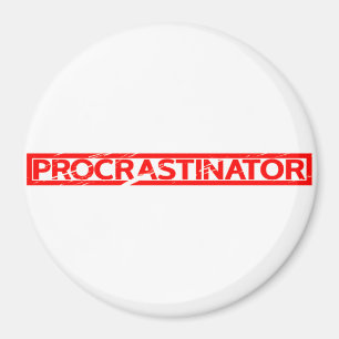 Imã Carimbo de Procrastinador