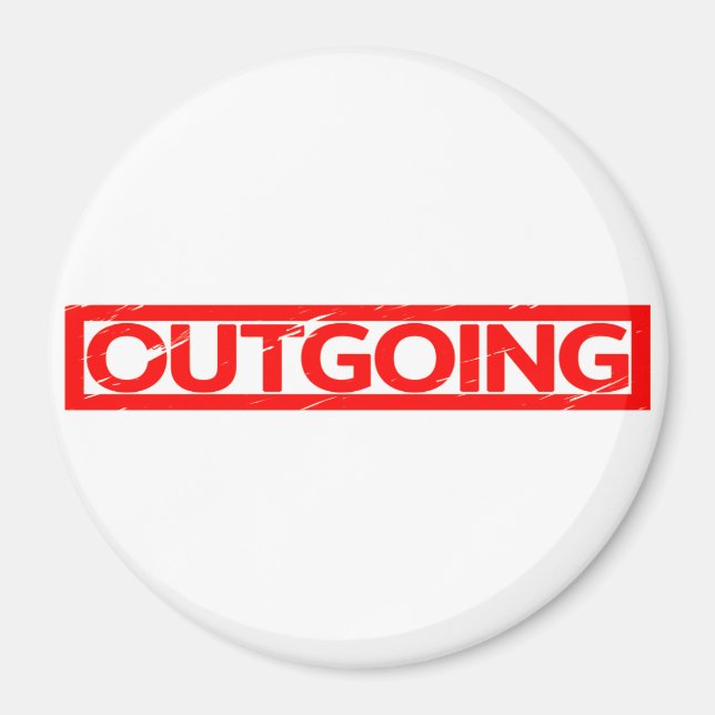 Imã Carimbo de Saída (Frente)