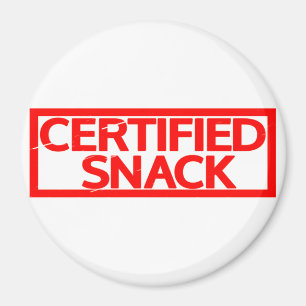 Imã Carimbo de snack certificado