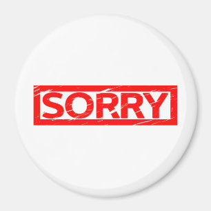 Imã Carimbo Desculpe