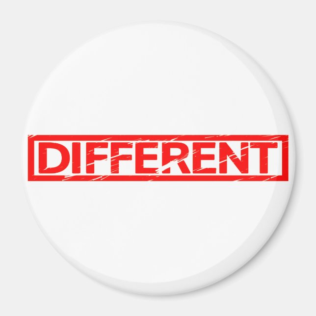 Imã Carimbo Diferente (Frente)